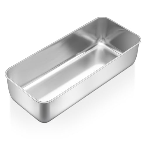 E-far Bread Loaf Pan, 12” x 5” Large Stainless Steel