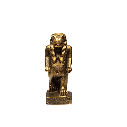 Estatua Taweret Diosa Egipcia de Bronce Animal miniatura 3