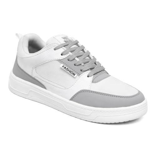 Image of White Walkers Men's White & Multicolor Casual Sneakers for Men