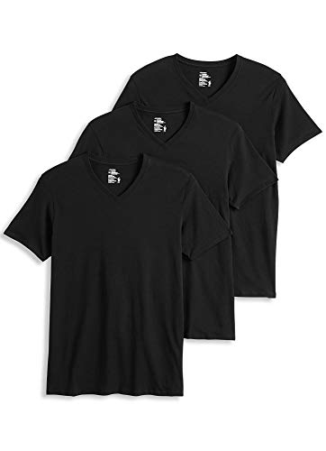 T-shirt col en V Jockey anti-plis en coton stretch maillot de corps respirant pour homme