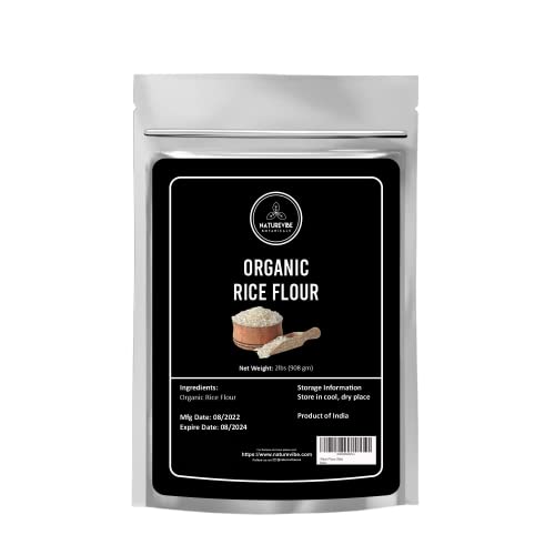 Naturevibe Botanicals Oats Flour 5Lbs And White Rice 2Lb | Flours Combo #TOP2