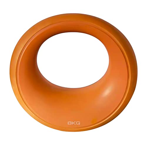 Meticpr Rubber Coated Kettlebell Weights - 17.6Lb Power Ring, Perfect Combination Of Dumbbell And Kettlebell, For Men And Women Strength Training And Fitness & Core Training (8Kg(17.6Lb)) #TOP3