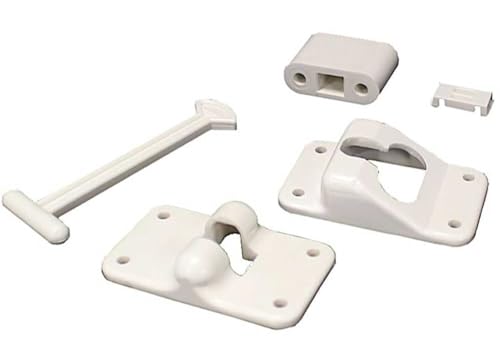 Lippert Components 381409: 4" Polar White Composite T-Style Door Holder W/ 1¼" Bumper