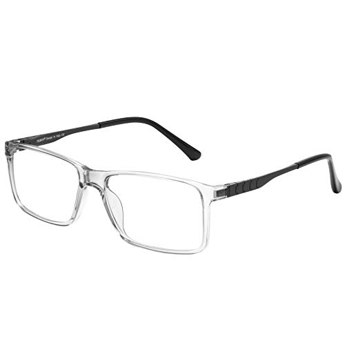 TSEBAN carrées polarisée lunette anti lumiere bleue homme femme pour lire PC Smartphone Jeu Surveiller écran d'ordinateur Cover