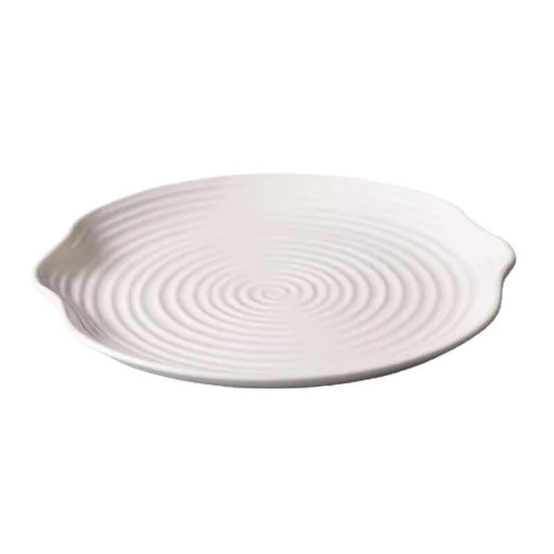 ULTRAWAVE Piatto da Cena Piatto da pranzo in ceramica irregolare in tinta unita Piatto da bistecca da ristorante Piatto da dessert Piatti da insalata Piatti da sushi Piatto da portata Piatti Piatto