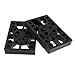 Luzhengyang 2X Longboard Riser Pads Kit | Shock Absorber Pads for Skateboard Decks | Reduce Wheel Bite | Impact Absorption | for Aerial Tricks Enthusiasts