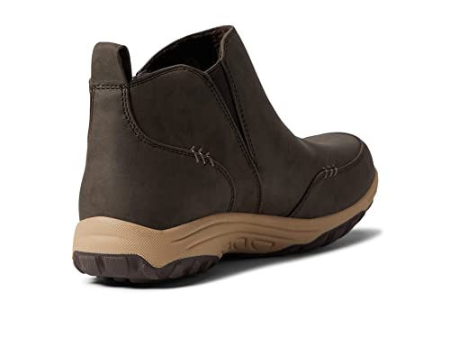 Skechers Women's REGGAE FEST 2.0 - ZIP ON BY, Chocolate, 5 M