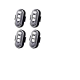 BOYOGOHP 10x 4x 8Colors Wireless LED Drone Strobe Light Compatible with Motorcycle Car Bike Remote Control Warning Light Indicator Light USB Charging(4x and remote)