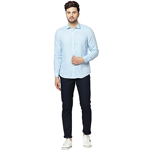 Image of blackberrys Mens 4 Pocket Solid Trousers