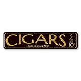 Cigars Sign, 5 for 10 Cents Corner Store Sign...