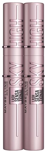 Maybelline New York Lash Sensational Sky High Mascara Lot de 2 mascaras pour cils extra longs Noir 2 x 7,2 ml