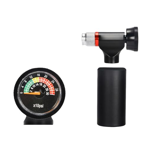 Chenxi Studio Cabezal inflador de CO2 para bicicleta de carretera, válvulas de inflado de repuesto, boquilla de inflado rápido para bicicleta, accesorios de inflado rápido