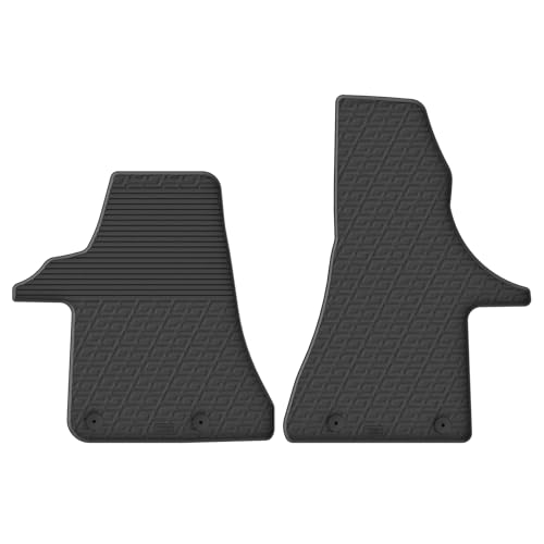 Tapis de caoutchouc Gledring pour Volkswagen Transporter T5 et T6