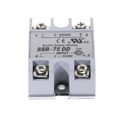 Module SSR cc 75A DD relais statique monophasé pour stabiliser la tension 5-60V