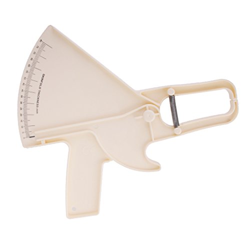 Profesional Pinzas de Grasa Corporal Plicómetro Salud y Aptitud Herramienta - Beige