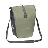 VAUDE Fahrradtasche für Gepäckträger Aqua Back Single 1 x 24 L in Khaki, Hinterradtasche wasserdicht, Fahrrad Gepäckträgertasche hinten, einfache Befestigung – Made in Germany