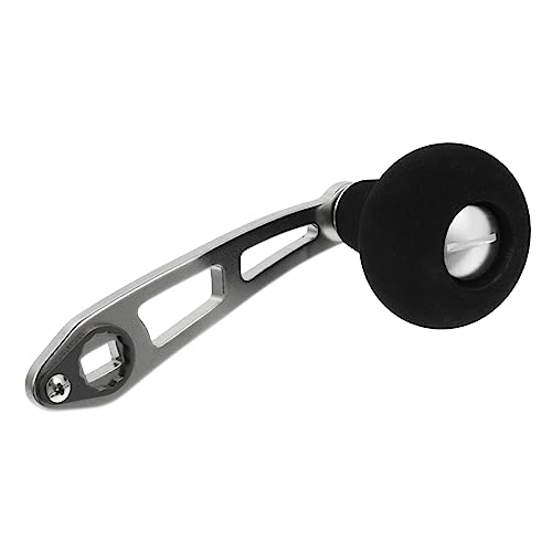 KOMBIUDA 1 PC Fishing Reel Handle Fixed Spool Upgrade for Easy Installation and Fishing Wheel Grip Accessory for Spinning and Baitcaster Reels