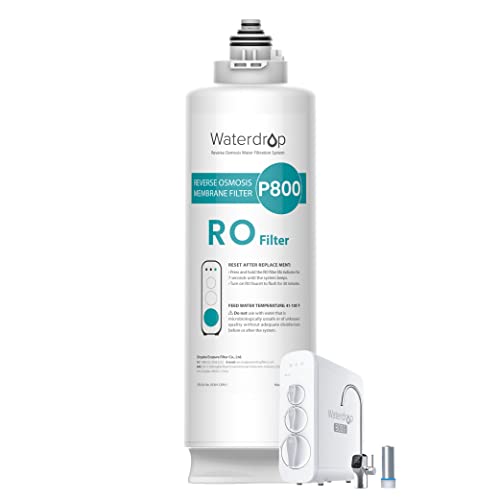 Waterdrop Filtro Wd-G3p800-N2ro, Reemplazo Para Sistema De Ósmosis Inversa Wd-G3p800-W, 2 Años De Vida Útil Waterdrop Filtro Wd-G3p800-N2ro, Reemplazo Para Sistema De Ósmosis Inversa Wd-G3p800-W, 2 Años De Vida Útil