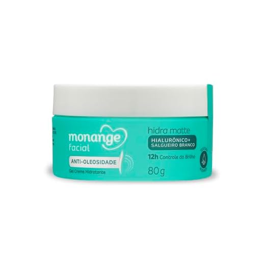 Hidratante Monange Facial Hidra Matte com Ácido Hialurônico e Salgueiro Branco 80g