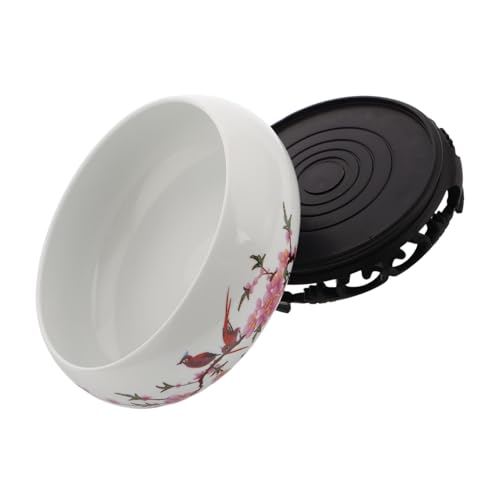 Toyvian Pot De Jonquille en Céramique Bol De Jardinière en Porcelaine Bol De Plante en Céramique avec Support