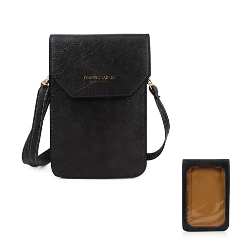 Crossbody Phone Purse, PU Leather Cell Phone Purse Phone Wallets for Women, Touch Screen Cellphone Crossbody Purse