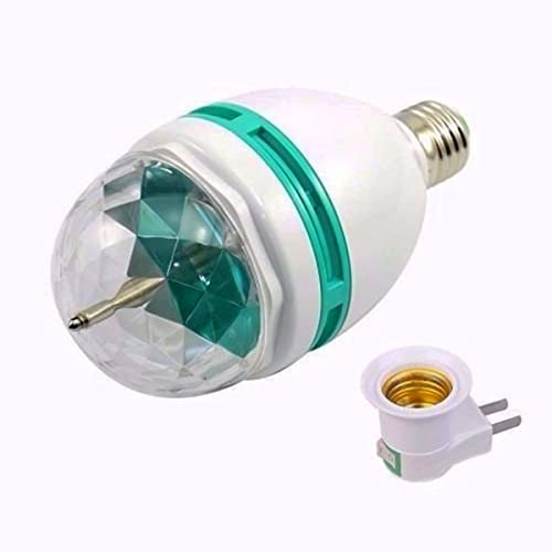 Lâmpada Globo De Luz Colorida LED Giratoria Festa Chuva De Luzes Com Bocal ONYK