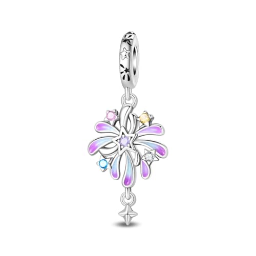 Image of 925 Sterling Silver Charms,Hypoallergenic Beads,Compatible with Pandora Bracelets and Necklaces,Women Holiday Gift Pendants
