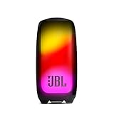 JBL Pulse 5 – Tragbarer Bluetooth-Lautsprecher in Schwarz mit Lichtshow und bis zu 12 Stunden Spielzeit – IP67 Staub- und wasserdicht – Koppelbar Lautsprechern über PartyBoost