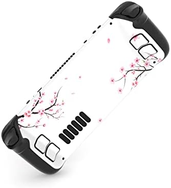 PlayVital Protective Skin for Steam Deck LCD/OLED,Falling Cherry Blossom — view 5