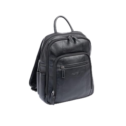 Sacoche en cuir noir MATTIES Pioneer l'élégance d'une maroquinerie durable