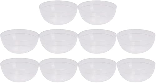 FOMIYES 30 cuencos de mezcla facial caseros aplicadores de cara suministros de cosméticos spa herramienta de belleza para masaje cuerpo transparente