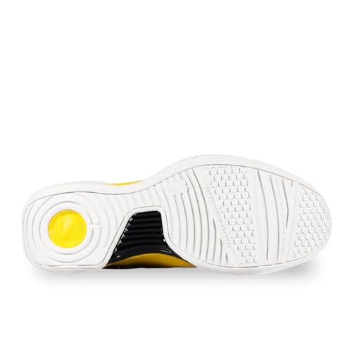 Salming Viper Pro Men's Low Squash Shoes (White/Gold & Yellow/Black Color Availabe) (Non Marking)(Indoor Pickleball, Racquetball, Padel)4