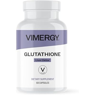 Vimergy Glutathione Supports Liver Detox* Superfood for Cellular Health & Antioxidant Support* Kosher, Vegan & Gluten-Free 60 Capsules