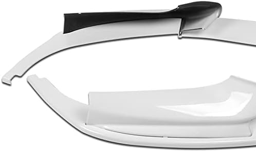 Stay-Tuned, 6PCS ABS Front Bumper Lip Spoiler Body Kit + Universal 31" x 4" Side Skirts, Compatible with 2011-2016 BMW 5-Series F10 / M-Sport Bumper, Exterior Accessory (Painted White)