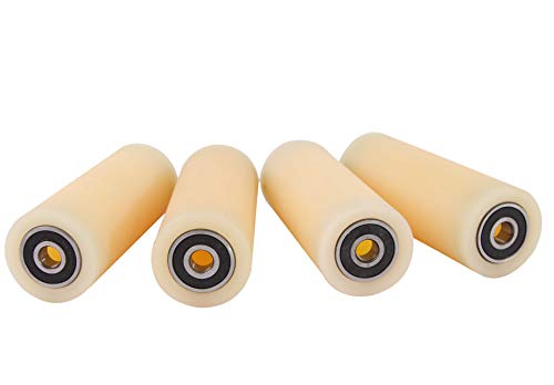 Roulettes pour transpalettes en nylon lot de 4 pour charge lourde 40-100-10