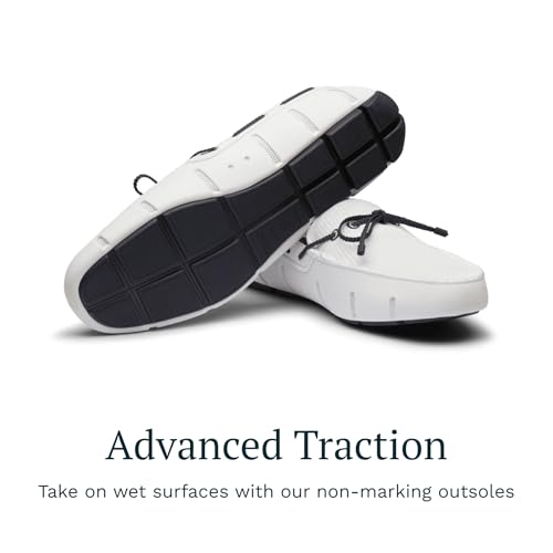 Image of SWIMS Braided Lace Loafer for Men, Breathable Slip On Water Friendly Driving Shoe, Lightweight Mesh Upper, Drainage Sole