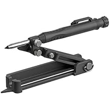 Multi-function Scribing Tool- Construction Pencil- Aluminum Alloy Scribe Tool with Deep Hole Pencil,DIY Woodworking Scribe Gauge Scriber Line Maker Measuring Tool,Multifunctional Tools