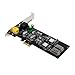 SHYYOULQE Computer PCIe Sound Card with Front Panel Plugs Supports SPDIF PCM 1000Mbps Data Transmission Through Opticals Coaxial PCIe Sound Card