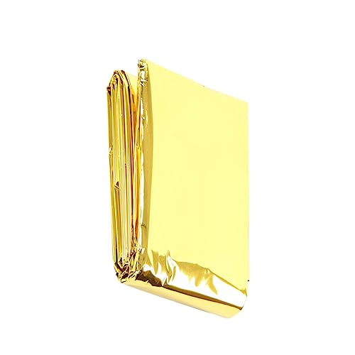 BESTonZON 5Pcs Emergency Survival Reflective Blanket Foil Safety Blanket for Outdoor Hiking Climbing Camping Compact
