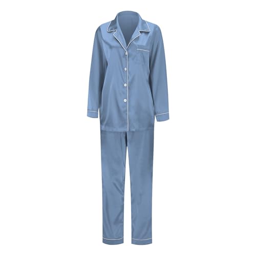 Pyjama en soie contre la chaleur nocturne vêtement nuit fluide