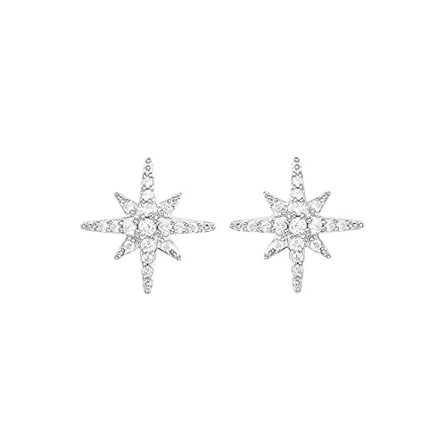 Boucles d'oreilles diamant en étoile : joaillerie de mariage d'exception pour femme