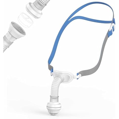 Medihealer P10 Connector Set for AirMini, Including P10 Connector for Airmini and Headgear Compatible with Airfit P10, Great-Value CPAP Supplies(No Cushion) Cover