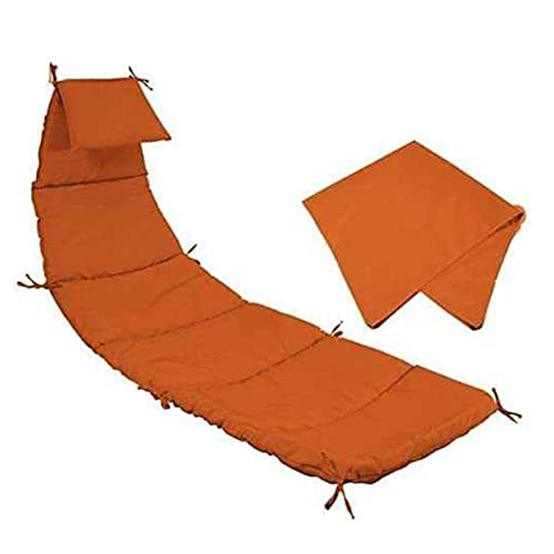 Silla hamaca colgante para exteriores con cojín de repuesto de tela y paraguas, mejora tu experiencia de descanso con accesorios resistentes y elegantes