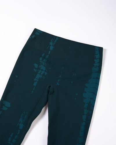 Image of AUROLA Serpent Snake Seamless Scrunch Workout Leggings for Women,Girls Squat Proof Ribbed Thick Active Gym Pants