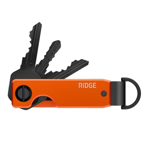 Image of The Ridge Key Organizer - Compact Metallic Key Holder, Minimalist Innovative Keyholder, Smart Keychain Secures 2-6 Keys