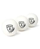 Killerspin 4-Star 40+ Ping Pong Balls, ABS Plastic 40mm Table Tennis Balls, Championship Quality Ping Pong Ball, 3 White Ball-Pack