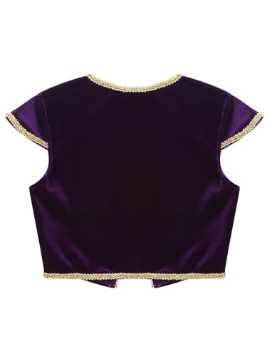 Kids Boys Arabian Prince Vest Sleeveless Open Front Waistcoat Vest Top for Stage Party2