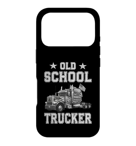 OLD SCHOOL TRUCKER Freedom Road Cargo �����I�g���b�N�h���C�o�[ �X�}�z�P�[�X iPhone 17 Pro �p