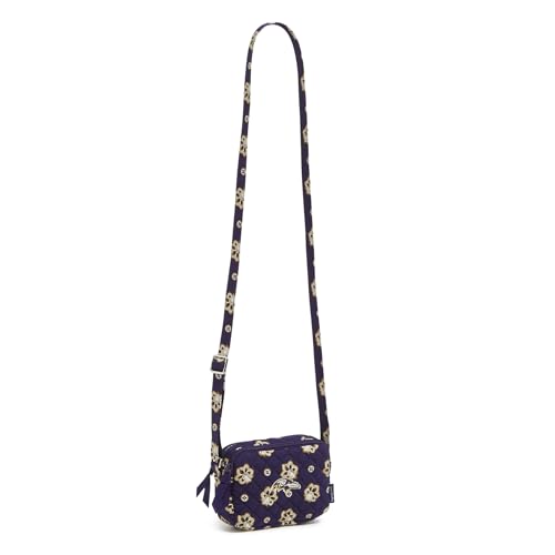 Image of Vera Bradley womens Cotton Small Stadium Crossbody Bag