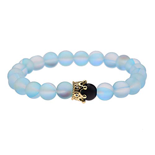 Bracelet en pierre bleue bijoux personnalisés mode tendance